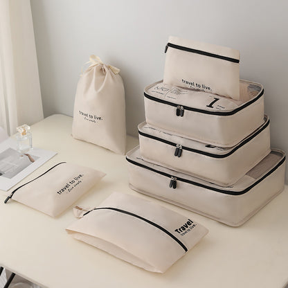 7-Piece Travel Packing Cube Set