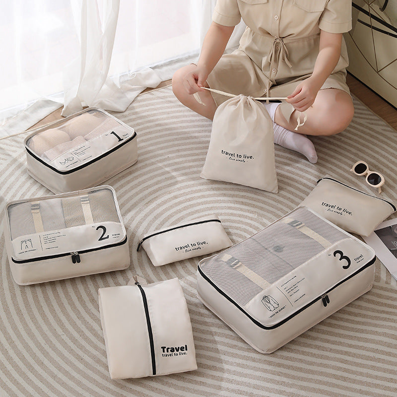 7-Piece Travel Packing Cube Set