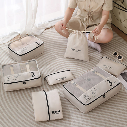 7-Piece Travel Packing Cube Set