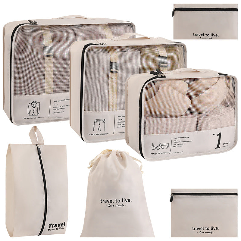 7-Piece Travel Packing Cube Set