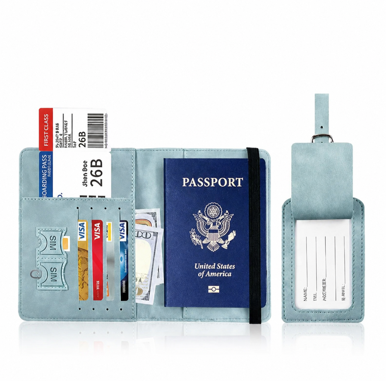 Travel Passport Cover & Luggage Tag