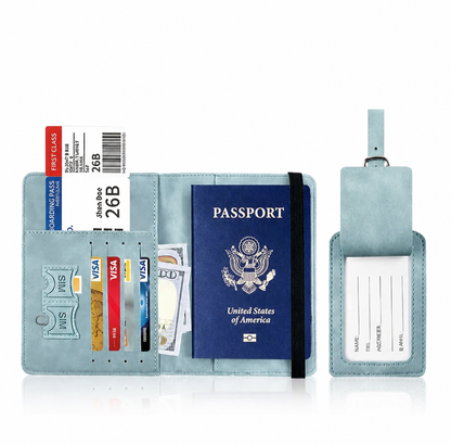 Travel Passport Cover & Luggage Tag