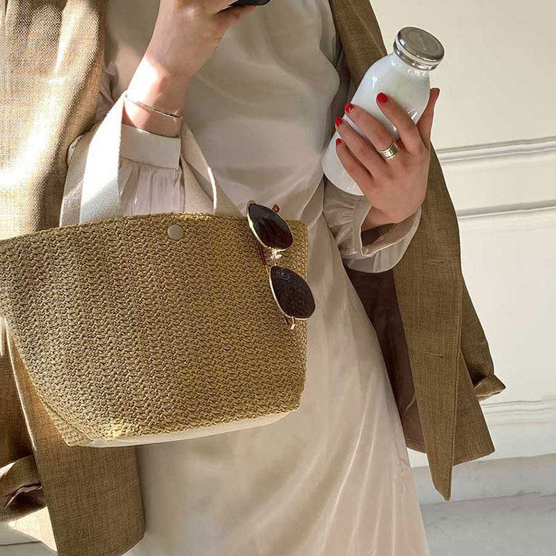 Small Woven Summer Tote Bag