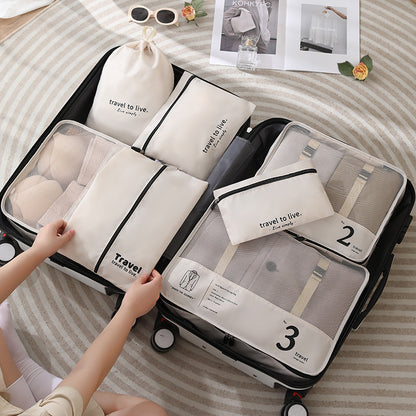 7-Piece Travel Packing Cube Set