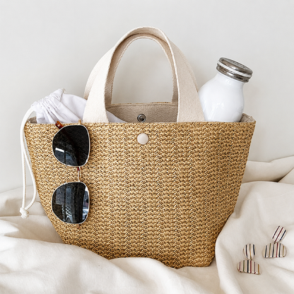 Small Woven Summer Tote Bag